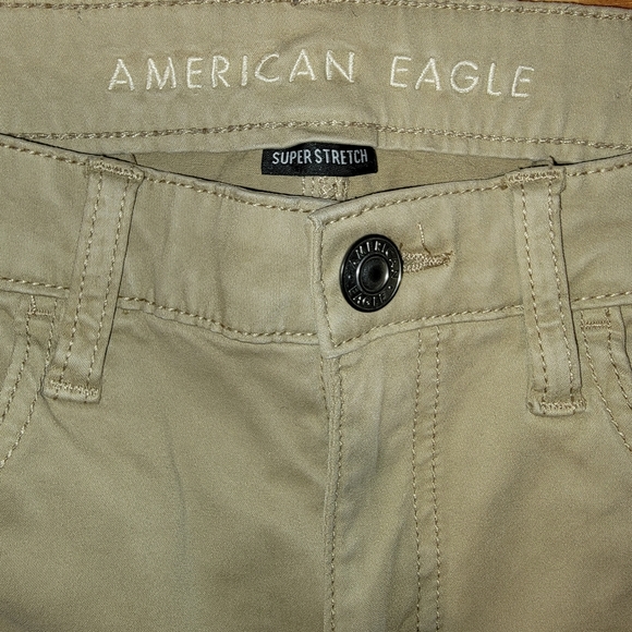American Eagle Super-Stretch High-Rise Tan Jegging Size 8 - Picture 3 of 4